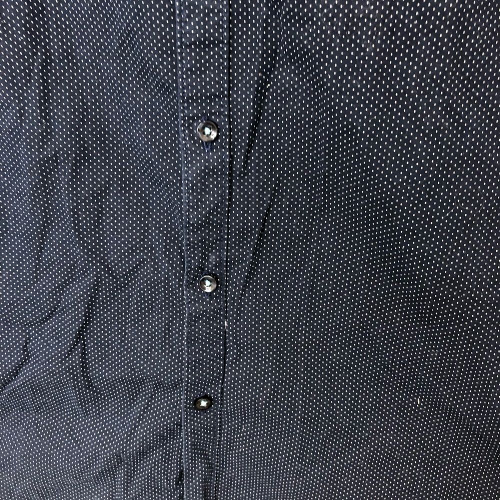 Denim & Flower Ricky Singh navy blue button up short sleeve collared shirt - Picture 4 of 14
